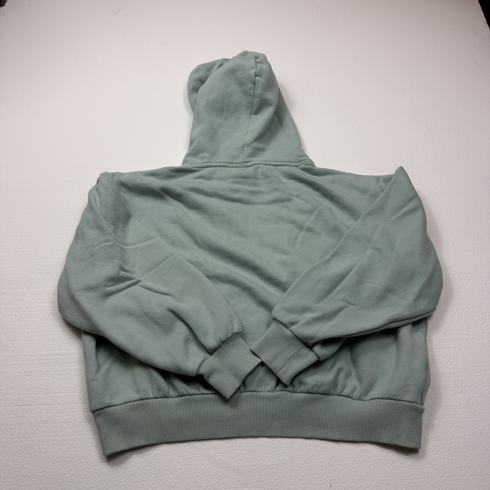 Vans sage green Cropped Hoodie women's - Picture 8 of 10